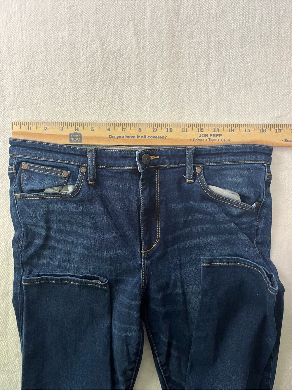 Johnny Was Skinny Jeans Size 30 Boho Festival Stretch Denim Mid Rise Dark Wash - Picture 9 of 11